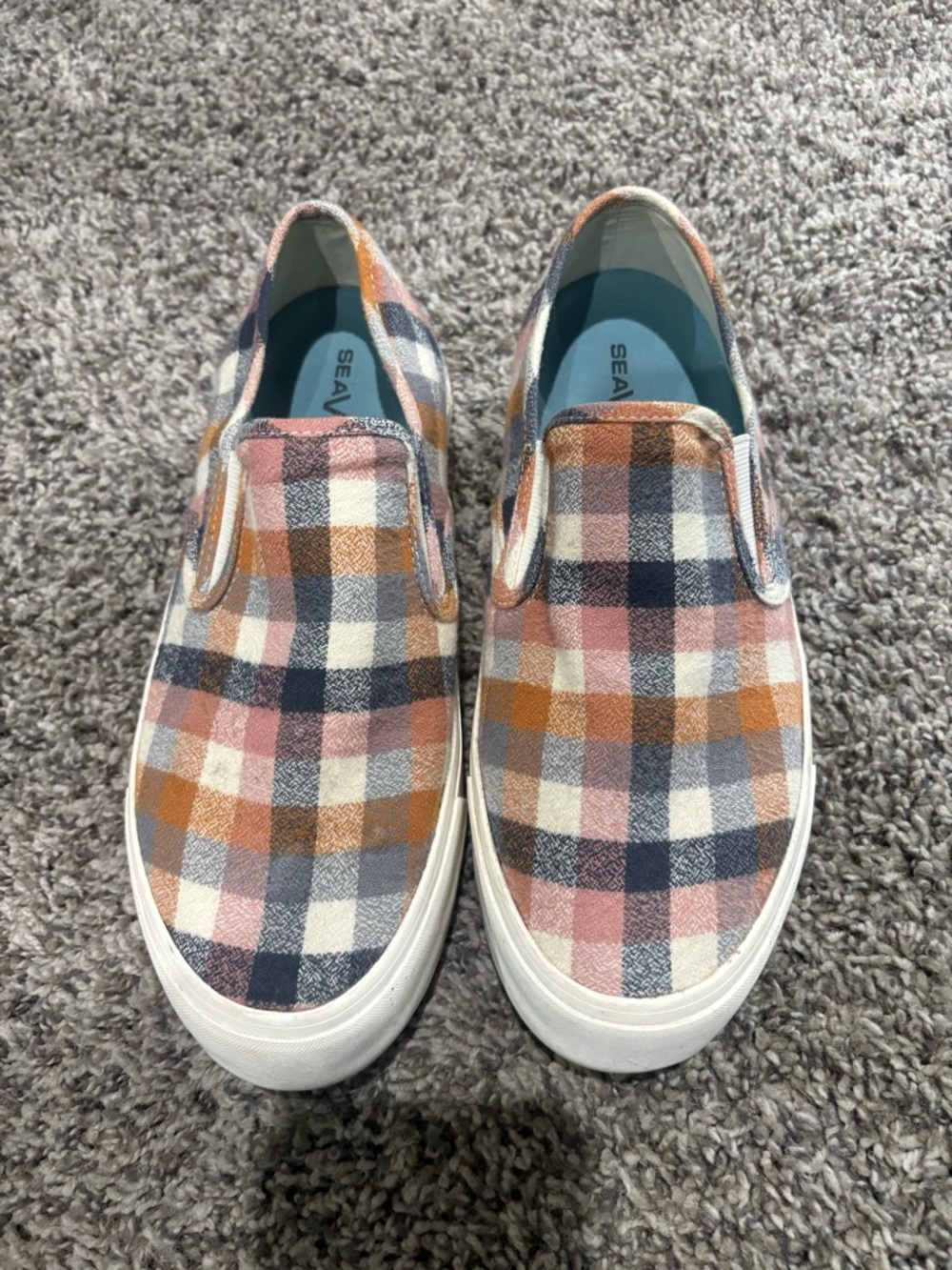 SeaVees Women’s Baja Chai Slip On Platform Sneaker Size 9